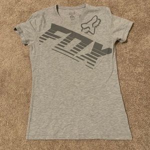 FOX Womens Small Grey TShirt